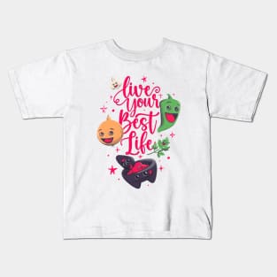 Inspirational - Live Your Best Life Kids T-Shirt